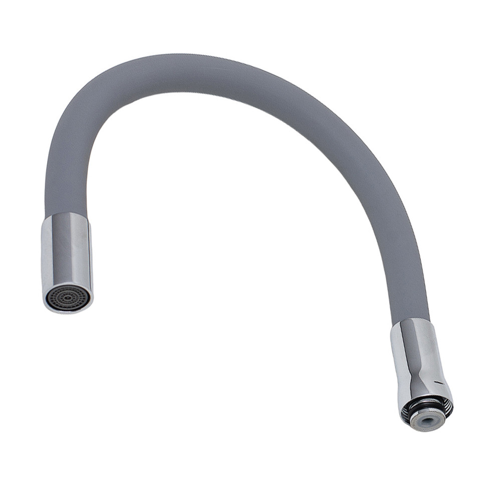 AQUATICA Излив (гусак) 3/4" для кухни силиконовый серый AQUATICA (XH-5240) (9793511) Коломия - фото 5