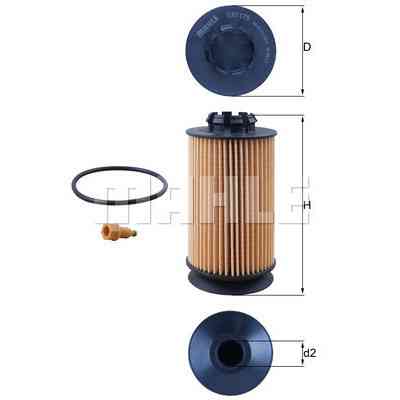 Фільтр масляний Mahle OX1175D Вінниця