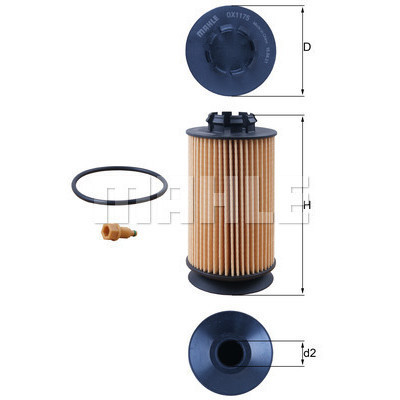 Фільтр масляний Mahle OX1175D Вінниця - фото 1