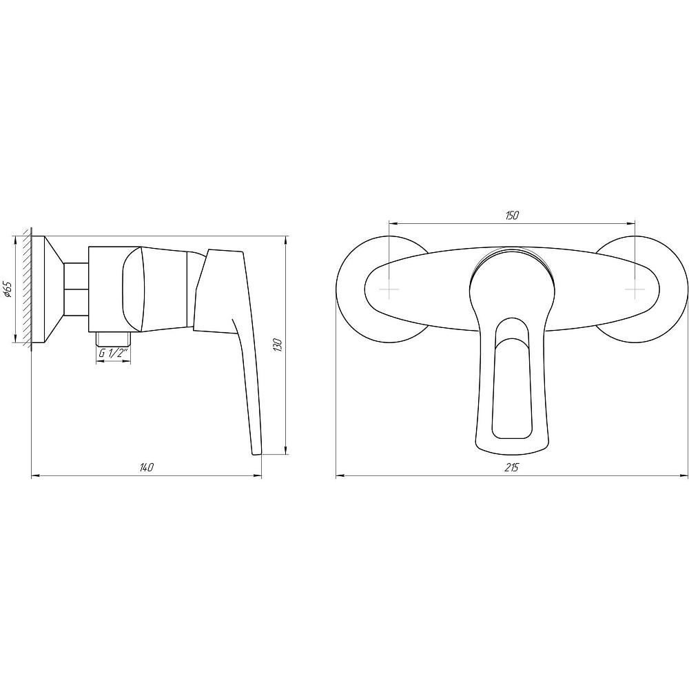 Змішувач для душу DOMINO SIRIUS DSV-105N Київ - фото 5