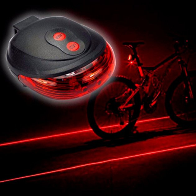 Мигалка с поворотниками для велосипеда BL-118-bike, Маячок задний велосипедный, Фонарь для ночной езды BV-97 Львов - изображение 1