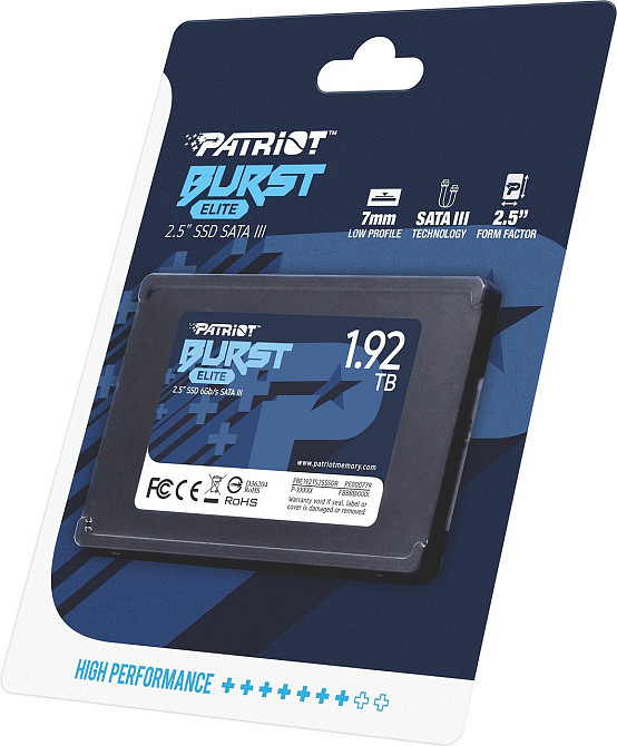 Накопичувач SSD 1.92TB Patriot Burst Elite 2.5