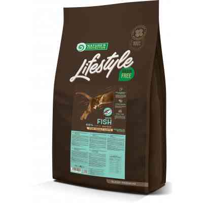 Сухий корм для кішок Nature&apos;s Protection Lifestyle Grain Free White Fish Adult Cat 7 кг (NPLS45960) Вінниця