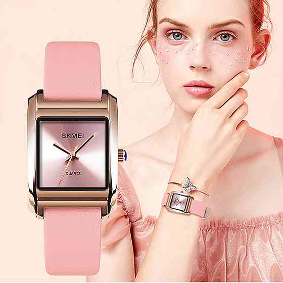 Класичний жіночий годинник Skmei 1432 (Рожеві) Вінниця
