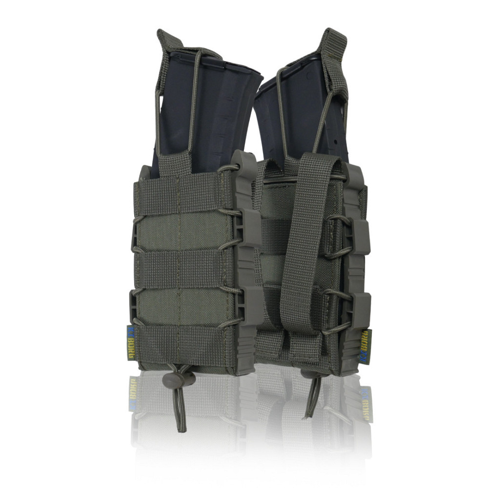 Жесткий усиленный тактический подсумок на 1 магазин Kiborg GU Single Mag Pouch Khaki. Подсумки для магазинов Киев - изображение 7