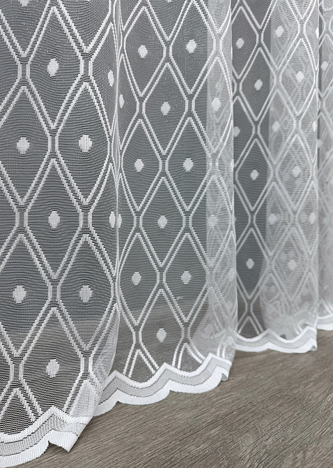 Тюль VR-Textil 1263т Жакард Білий 300х270 см (40-073) Київ - фото 8