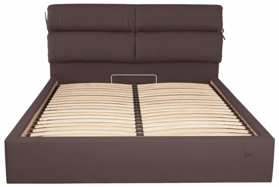 Кровать Двуспальная Edinburgh Comfort 160 х 190 см Fly 2231 С подъемным механизмом и нишей для белья Темно-коричневый Киев