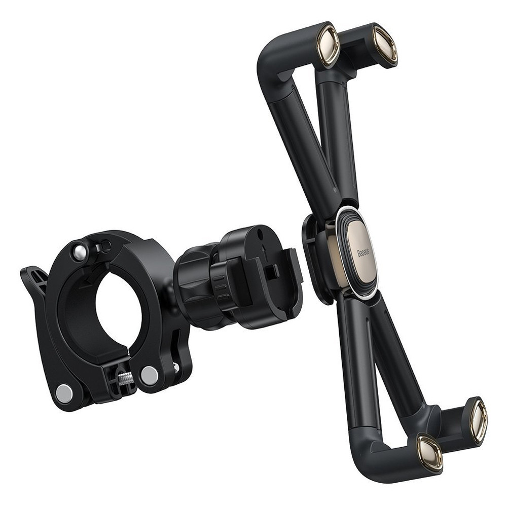 Вело-мото держатель для смартфона Baseus Quick to take cycling Holder SUQX-01 (Черный) Николаев - изображение 1