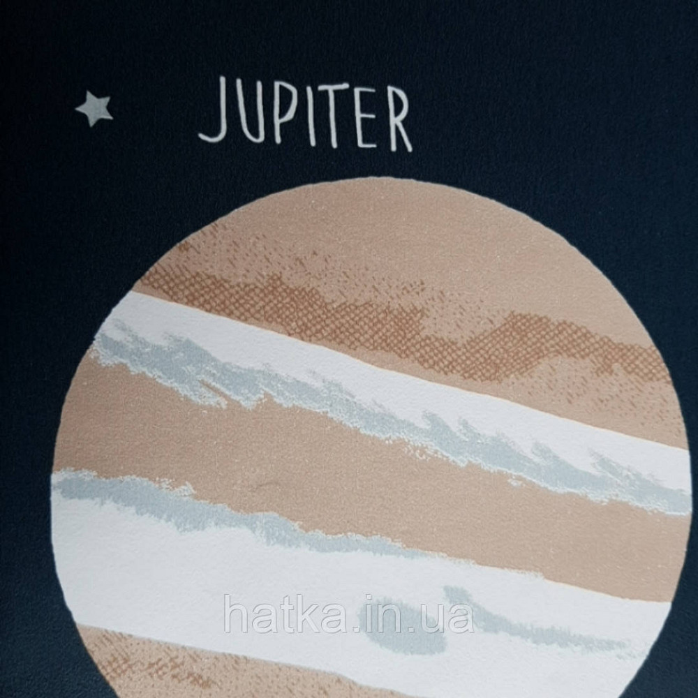 Детские флизелиновые обои Caselio Our Planet космос планеты звезды надписи на черном фоне Киев - изображение 7