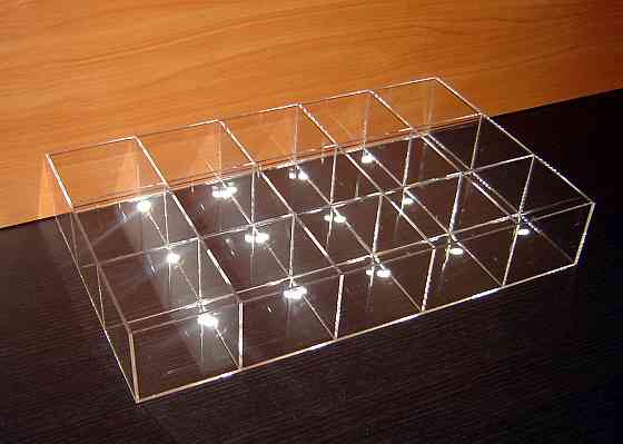 Короб EKOSTAR 15 осередків для гумок і дрібниць 3мм Київ