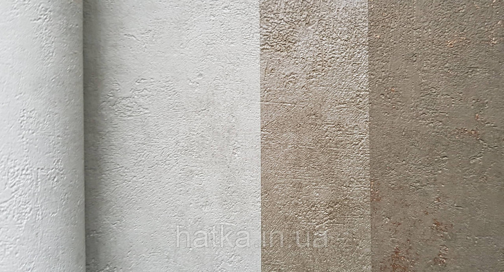 Шпалери вінілові на флізеліні Caselio 0.53х10 Beton 2 під штукатурку під бетон болотні зелені із золотом Київ - фото 3
