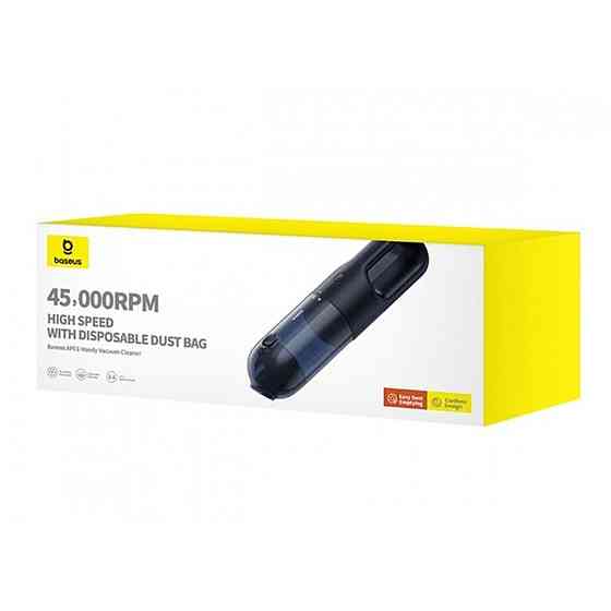 Автомобильный пылесос Baseus AP01 Handy Vacuum Cleaner (5000pa) Black Ковель