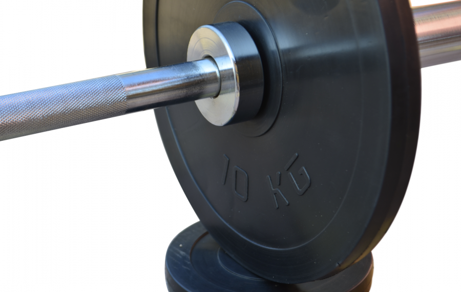 Диск прогумований 20 кг на олімпійський гриф 50 мм Гантелі, гирі, штанги і диски металеві Київ - фото 2