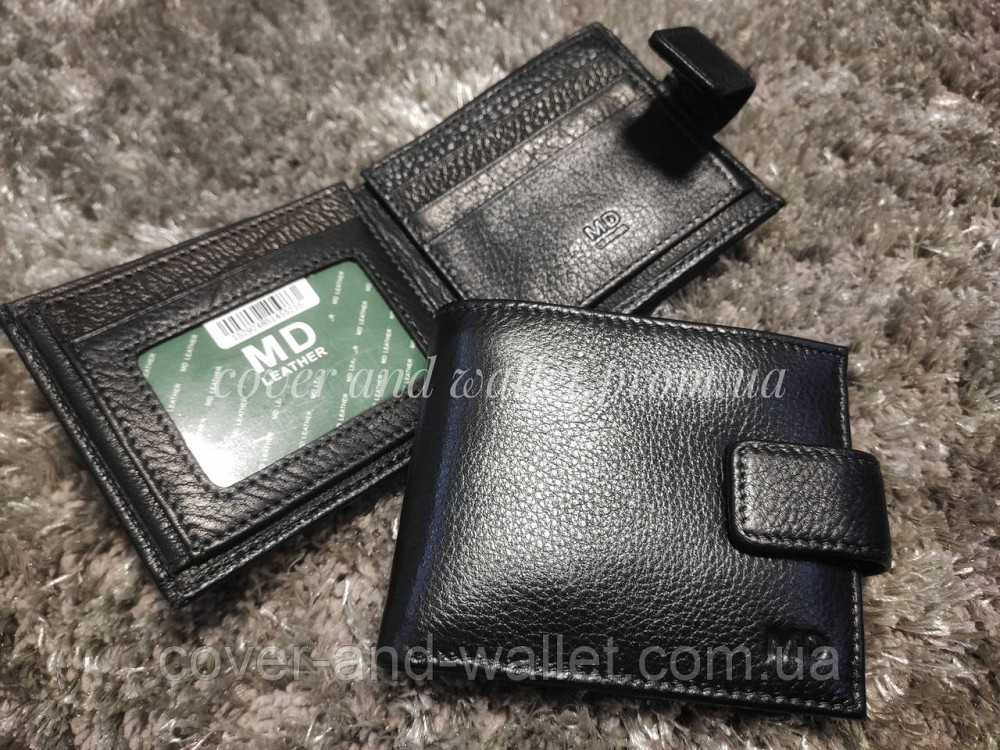Шкіряний чоловічий гаманець на багато карток зі зручною монетницею Marco Coverna 122 Київ - фото 1