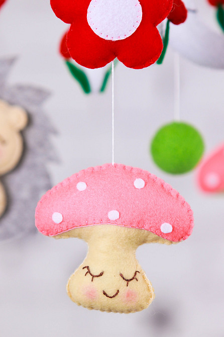 Мобіль на ліжечко WoollyFox «Лісова полянка» Київ - фото 2