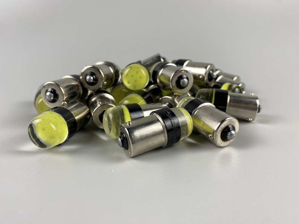 Лампа LED стоп-сигнал покажчик повороту 12V COB chip цоколь 1141 BAU15s Мукачево - фото 1