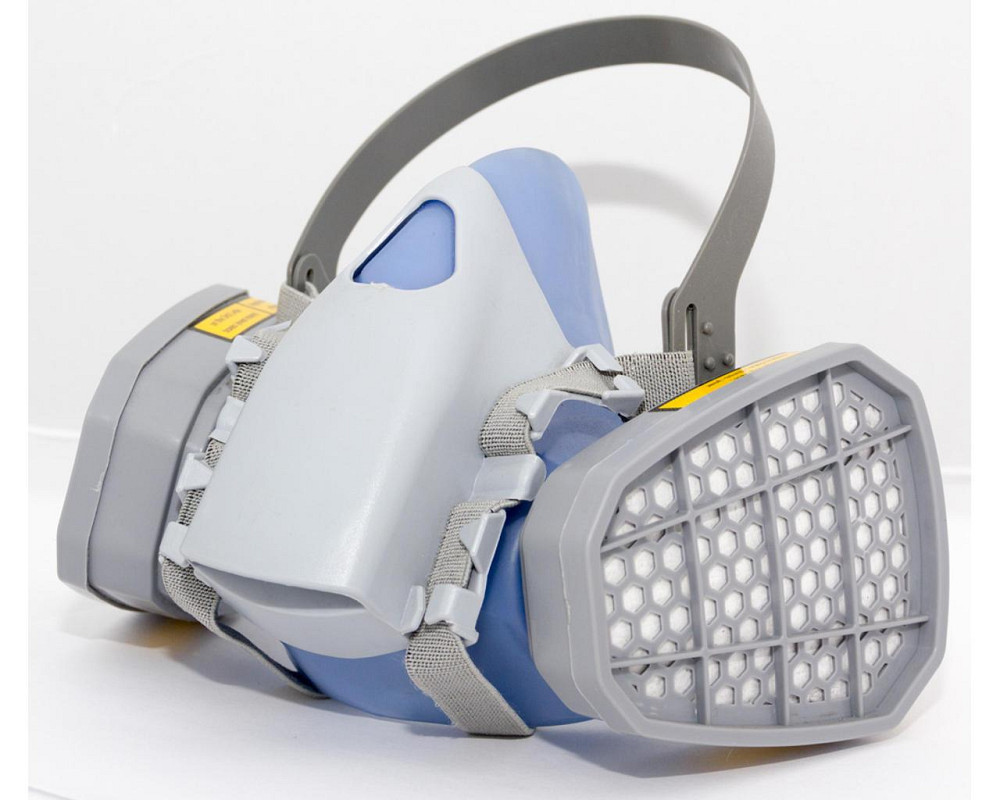 Респиратор VITA Химик-2 (байонетное крепление под фильтр) с двумя химическими фильтрами (аналог 3М 7 Полтава - изображение 1