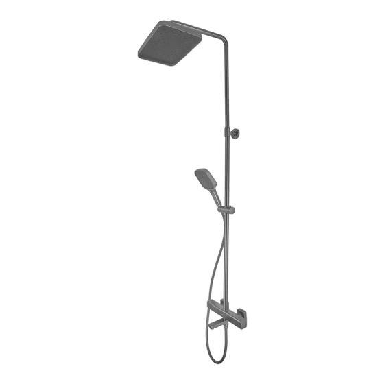 Душова колона Mixxus Premium VIRGO 009-J GRAPHITE з термостатичним змішувачем,3 функції   ( MI6647 ) 32324 Харьков