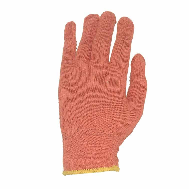 Трикотажные перчатки с ПВХ точкой р10 Лайт (оранжевые) КРАТНО 12 парам GRAD (9442775) Ровно - изображение 7