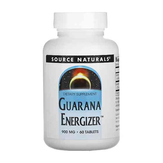 Гуарана энергетик Source Naturals Guarana Energizer 900mg  60 таб Киев