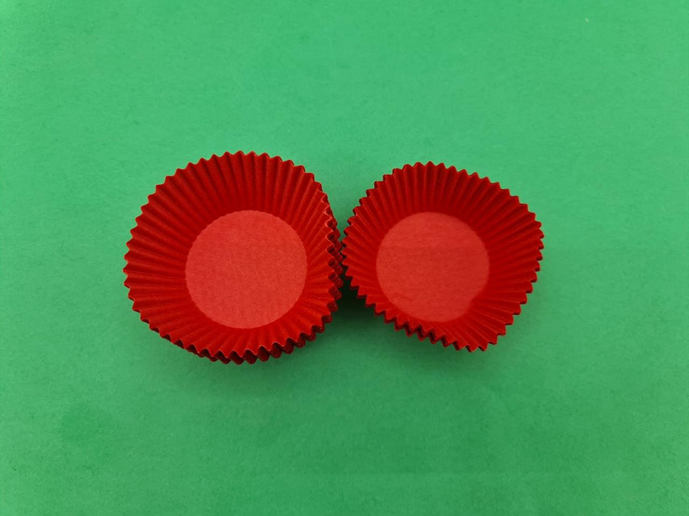 Тартолітка для кексів А7 "Кругла червона" D50 H30 (100 шт.) (1 уп.) Харків - фото 2