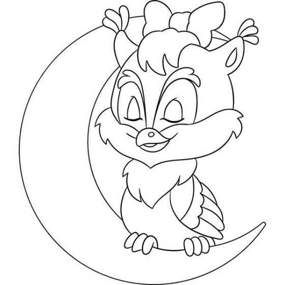 Дитяча розмальовка ArtCraft Совенятко 25х30 см (15113-AC) Харків