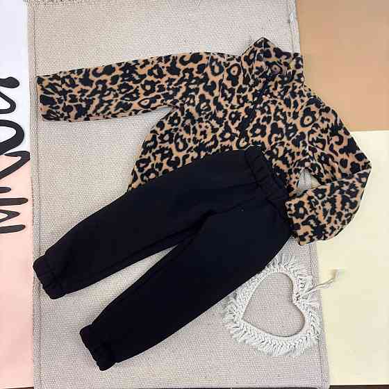 Дитячий теплий костюм (толстовка+штани)  Леопард Кам'янець-Подільський