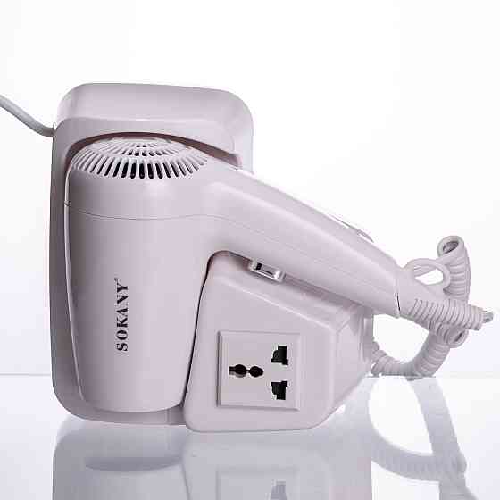 Sokany Фен настінний для сушіння волосся побутовий фен для укладання компактний потужний 1200 В Коломыя