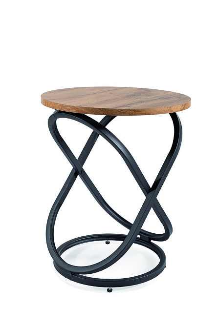 Журнальний столик EOS E дуб артизан/чорний д.45 Київ - фото 3