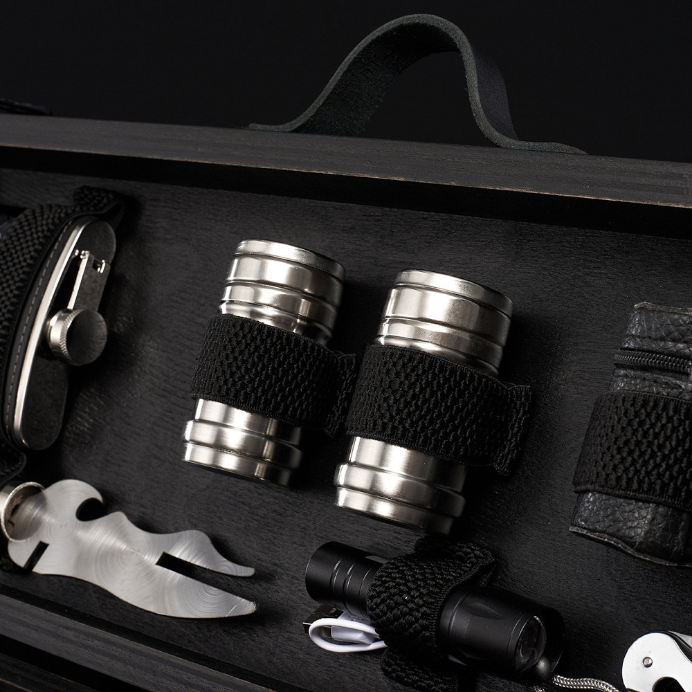 Шампури подарункові набір бокс для пікніка гриля та барбекю Оригінальні Віп подарунки на день народження татові, хлопцю, Тернопіль - фото 7