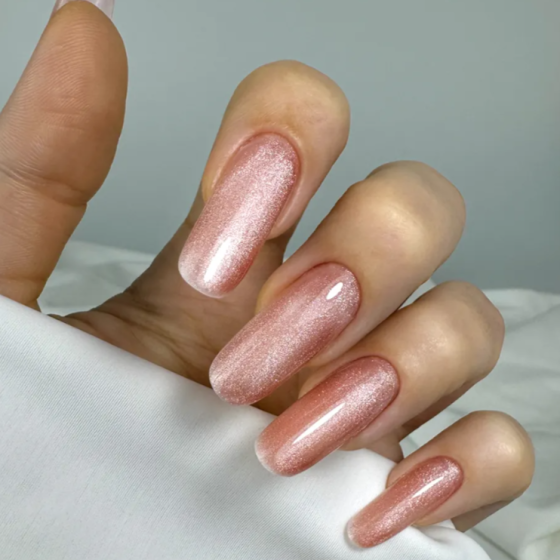 База для нігтів JOIA vegan Magic Cat Base 02 Angel peach (з ефектом котячого ока) 8мл Херсон