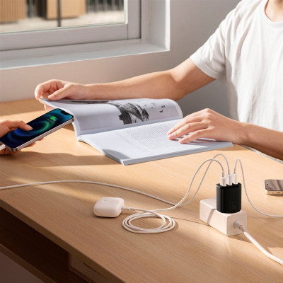 Зарядное устройство Baseus Compact Charger 3U Black (CCXJ020101) Винница - изображение 8