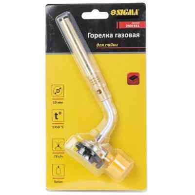 Газовый паяльник Sigma 10мм (2901551) Винница