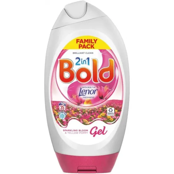 Универсальный гель для стирки Bold Sparkling Bloom Gel 2in1 Cold Wash с Lenor 35 стирок Львов