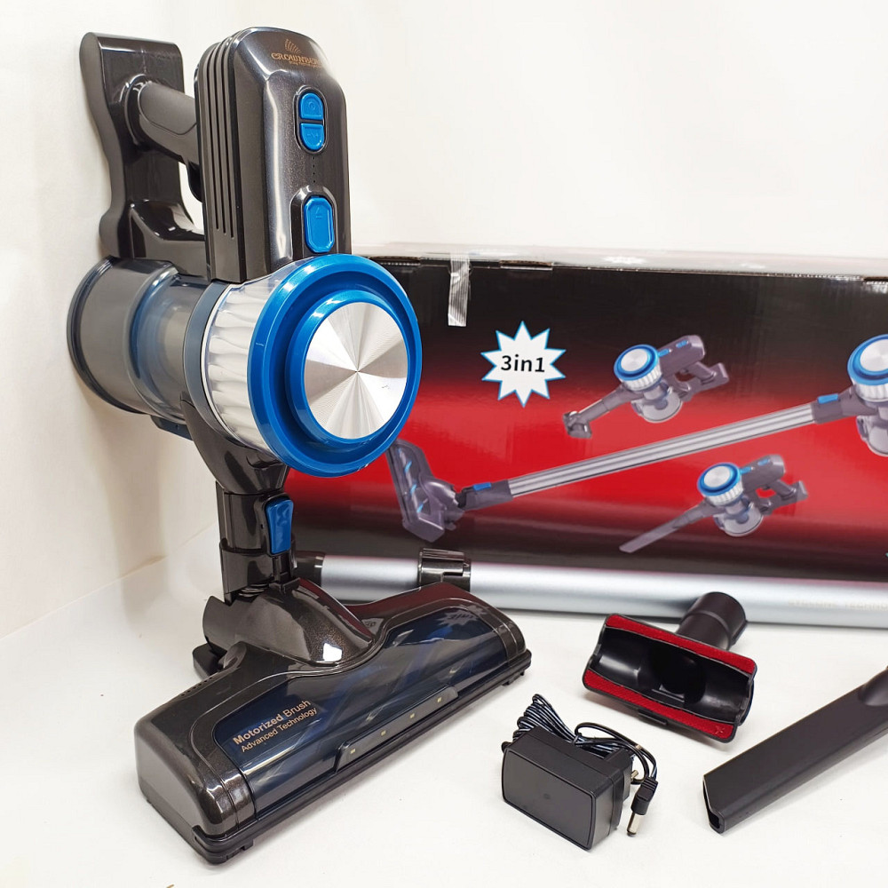 Вертикальный ручной пылесос для бытового использования Crownberg CB-674 2500Вт, Ручной пылесос для дома QW-74 Львов - изображение 14