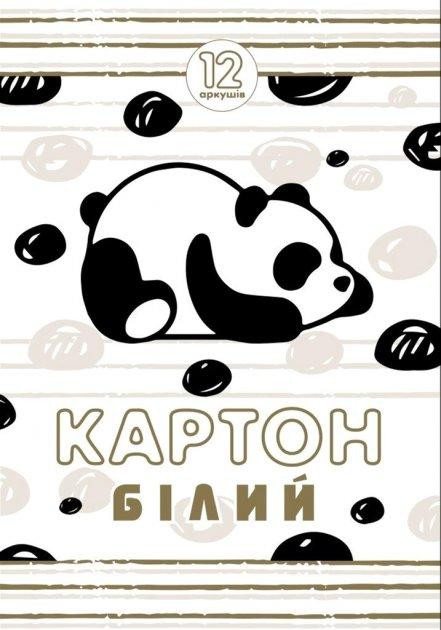 Картон білий А4 "Аркуш" 12 арк, 230г/м в папці, 1В602, шт Київ - фото 1