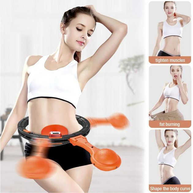 Умный массажный обруч для похудения живота и боков Intelligent Hula Hoop PY-13 Львов - изображение 8