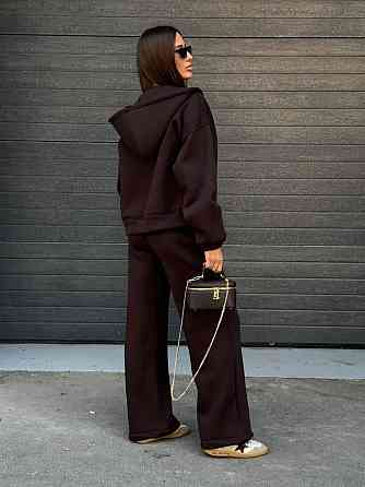 Жіночий теплий костюм на флісі Шоколад 42/46 Харків