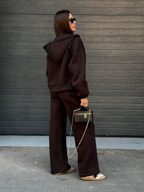 Жіночий теплий костюм на флісі Шоколад 42/46 Харків - фото 5