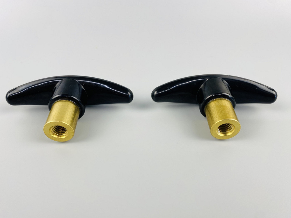 Наконечник важеля універсальний М10, L90 (чорний), латунна втулка різь внутрішня М10 Мукачево - фото 8