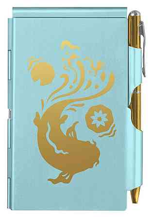 Карманный блокнот с ручкой Troika Koi Fish Ровно