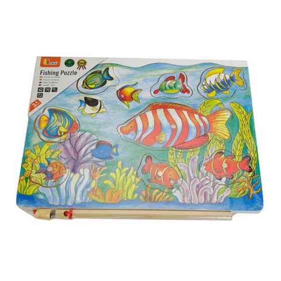 Пазл Viga Toys Магнітна рибалка (58423) Харків