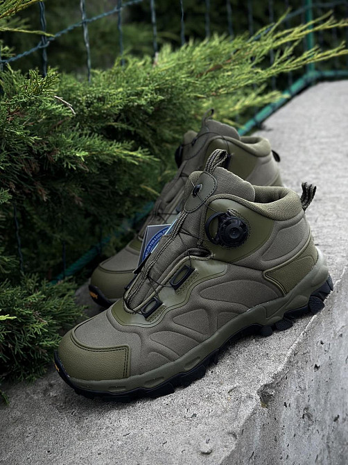 Тактические демисезонные ботинки олива, износостойкие военные мужские ботинки для походов, службы Львов - изображение 3