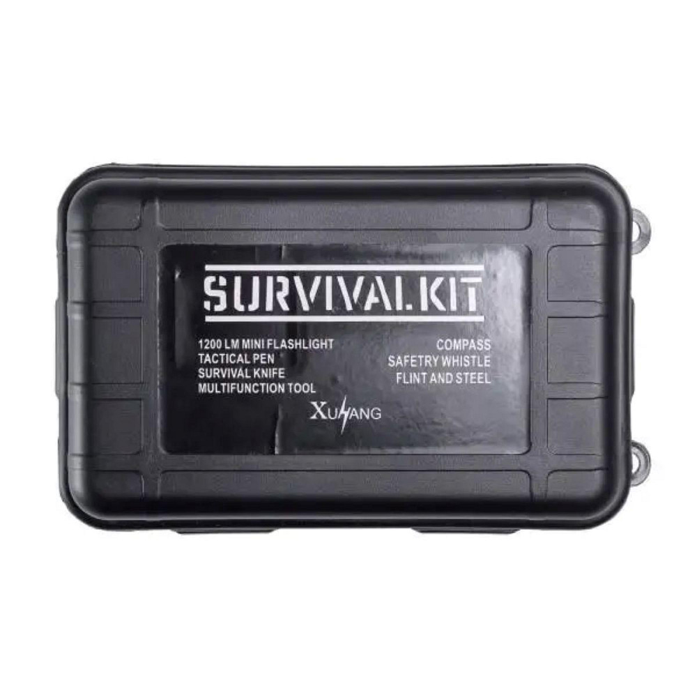 Туристичний набір для виживання в пластиковому чохлі 18х11х5 см похідний набір інструментів для кемпінгу Lugi HP-D-1 Київ - фото 4