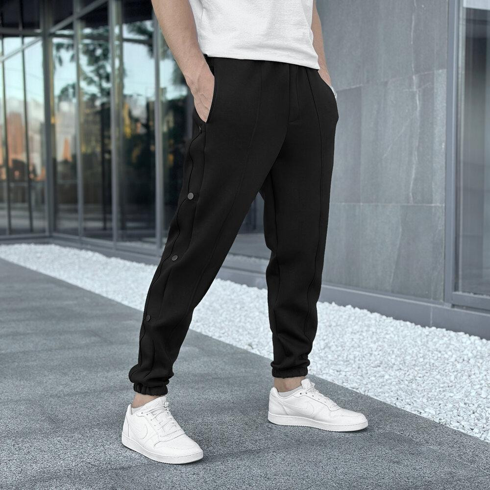 Чоловічі чорні джогери Pobedov Flex Київ - фото 4