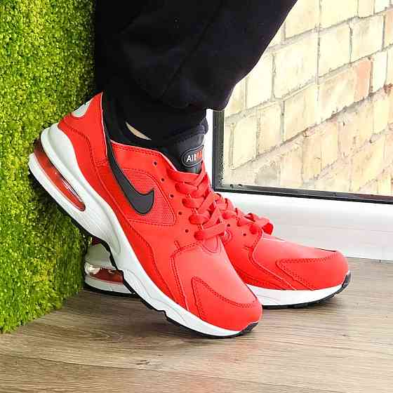 Мужские Красные Термо Кроссовки Nike Air Max Кожаные Найк Еврозима (размеры: 41,42,43,44,45) Видео Обзор Днепр