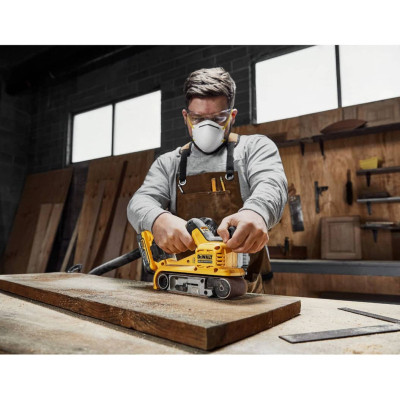 Шліфувальна машина DeWALT XR Li-Ion 18 В, 198-320 м/хв, стрічка 75х533 мм, TSTAK (без АКБ та ЗП) (DCW220NT) Вінниця - фото 6