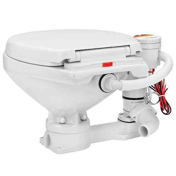 Електричний конверсійний туалет SEAFLO стандартний розмір 12 В SFMTE1-02-R Київ