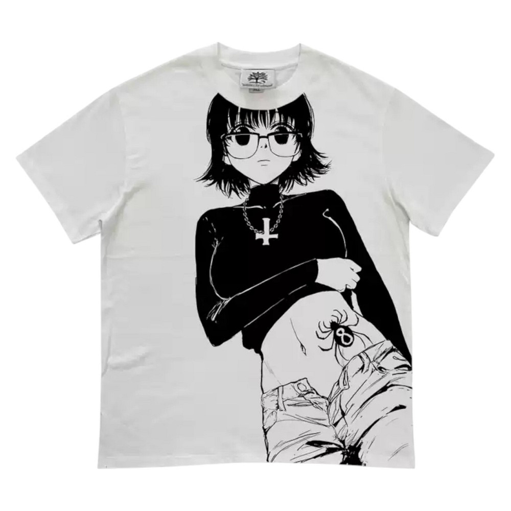 Футболка мужская с принтом аниме Охотник × Охотник Схизуку Спидер Таттоо оверсайз (S/M/L) Черний Днепр - изображение 1