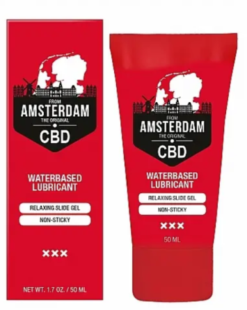 Вагінальний лубрикант Original CBD from Amsterdam — Waterbased Lubricant, 50 ml Sex Aura Київ
